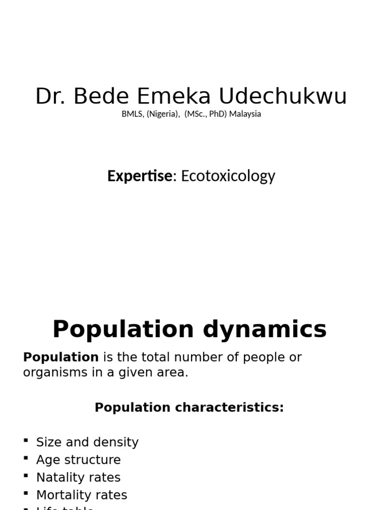 Understanding Population Dynamics and Control | PDF | Human ...