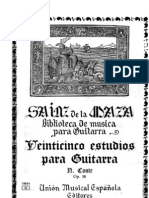 Napoléon Coste - Veinticinco Estudios para Guitara, Op. 38