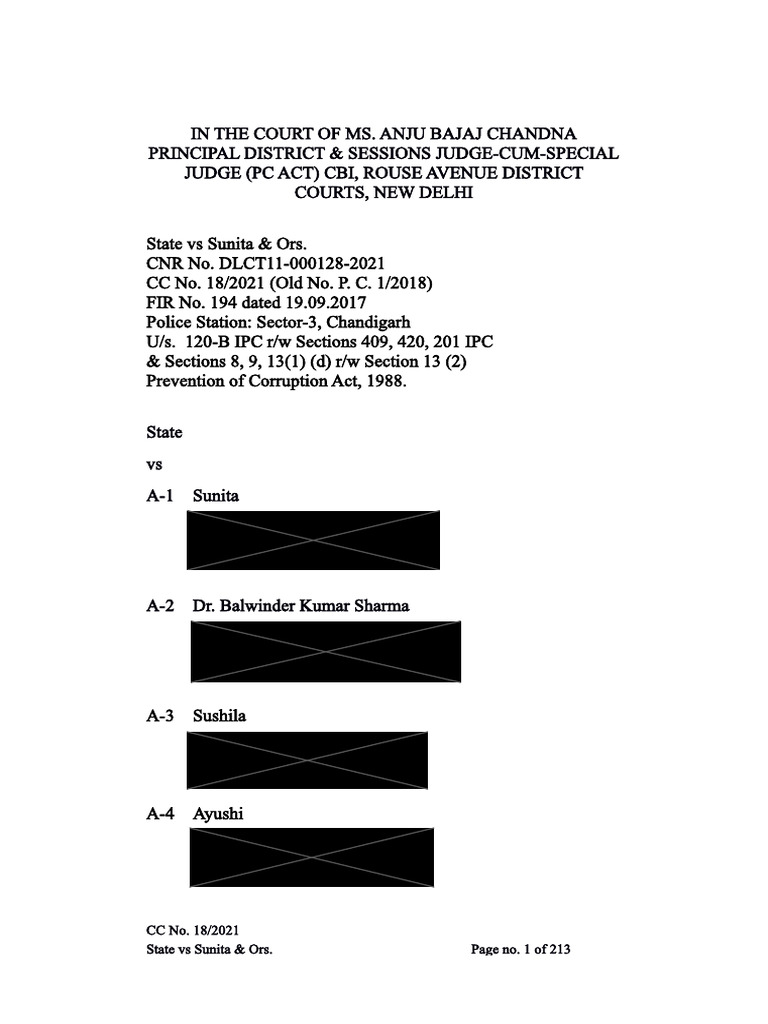 State Vs Sunita Ors | PDF