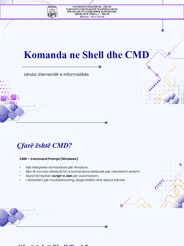 Komandat Shell CMD | PDF