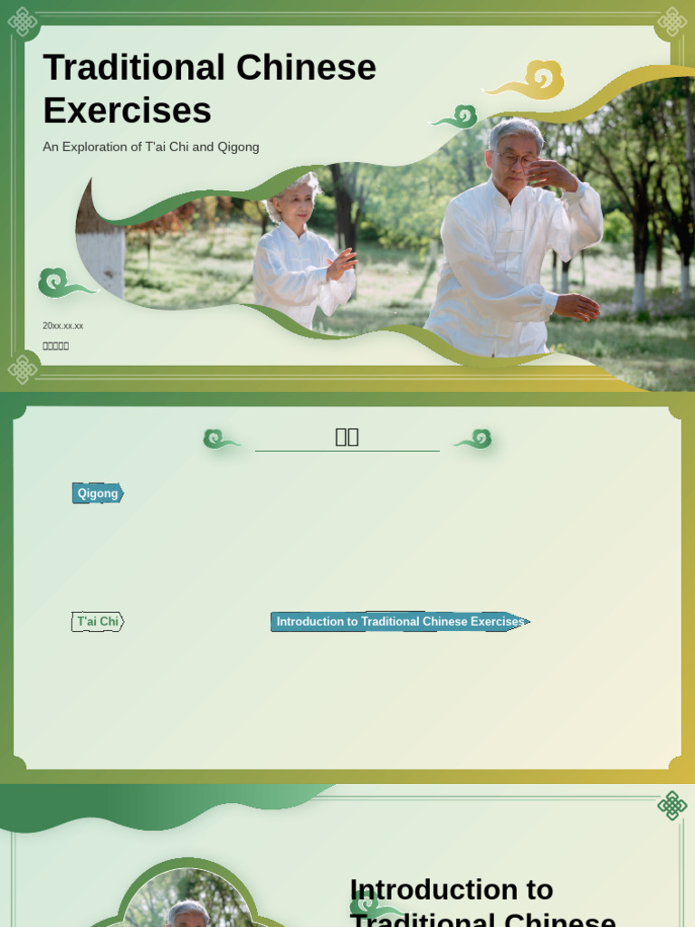 Traditional Chinese Exercises Overview | PDF | Qigong | Qi