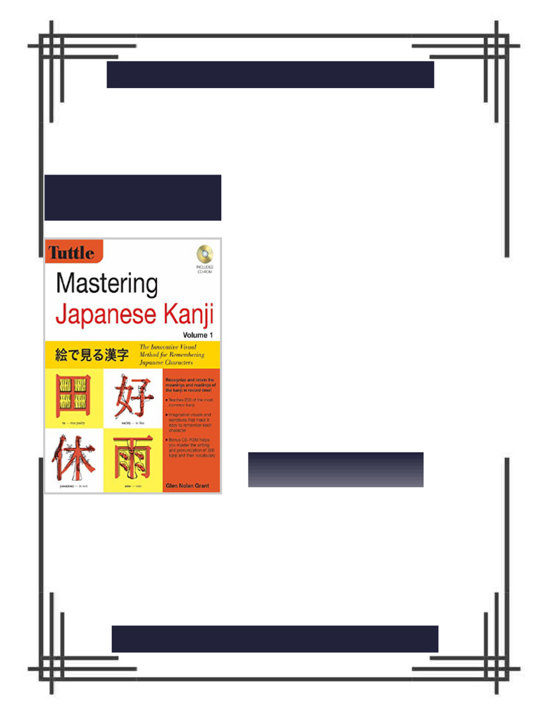 Innovative Visual Method For Learning Japanese Characters Audio CD ...