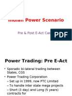 Indian Power Scenario: Pre & Post E-Act Cases