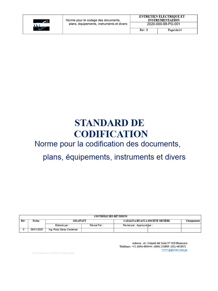 Norme de codification électrique 2020 | PDF | Régulations | Métrologie