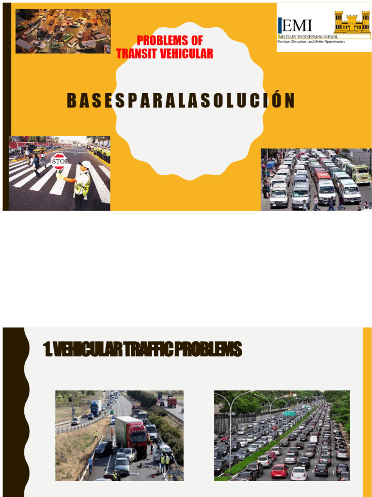 Solutions for Vehicular Traffic Issues | PDF | Traffic | Road