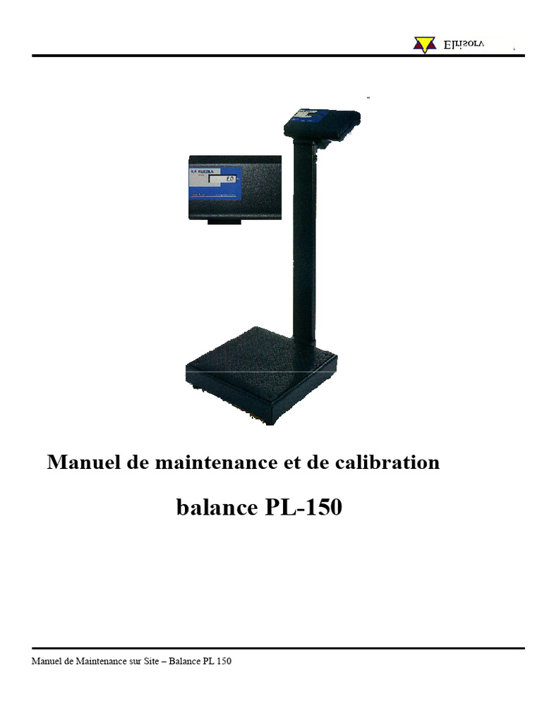 Maintenance et Calibration Balance PL-150 | PDF | Balance (instrument ...