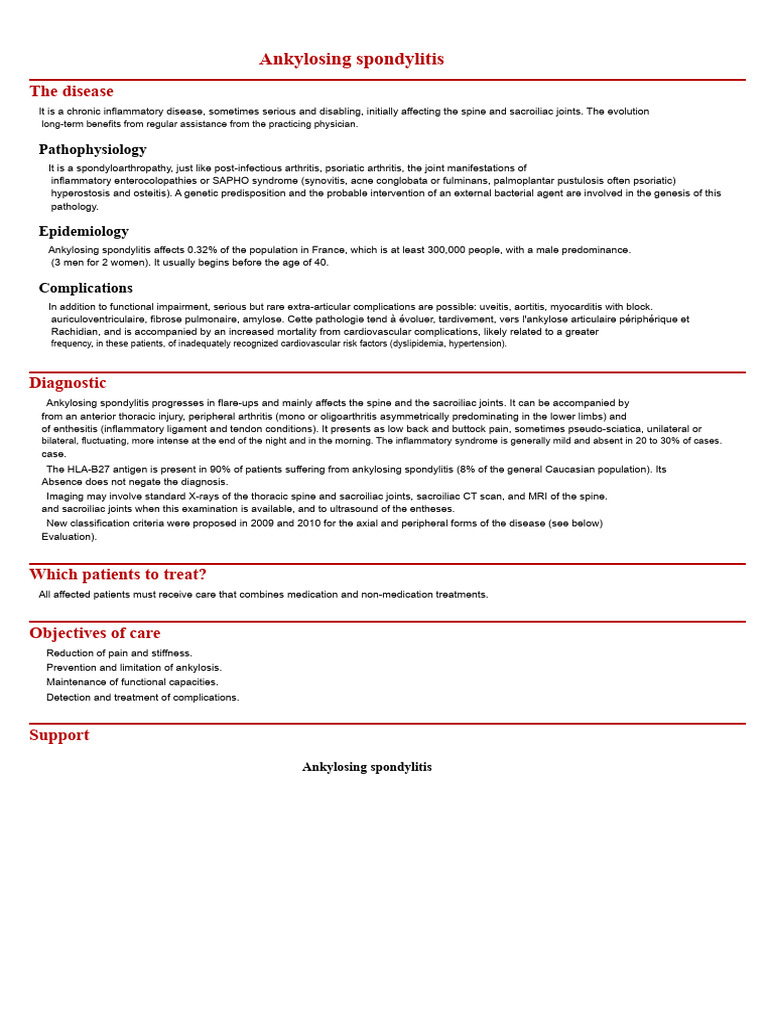 Understanding Ankylosing Spondylitis | PDF | Medical Specialties ...