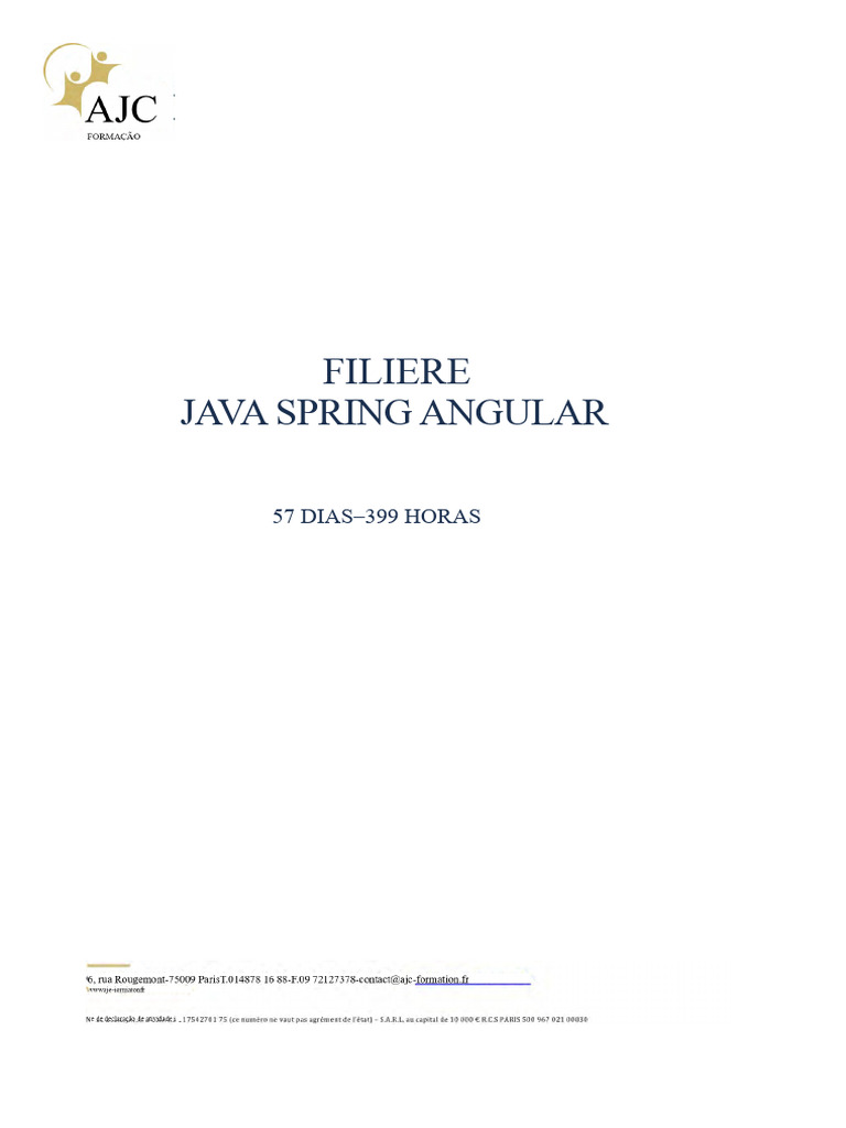Formação Java Spring Angular Completa | PDF | Model-View – Controller ...