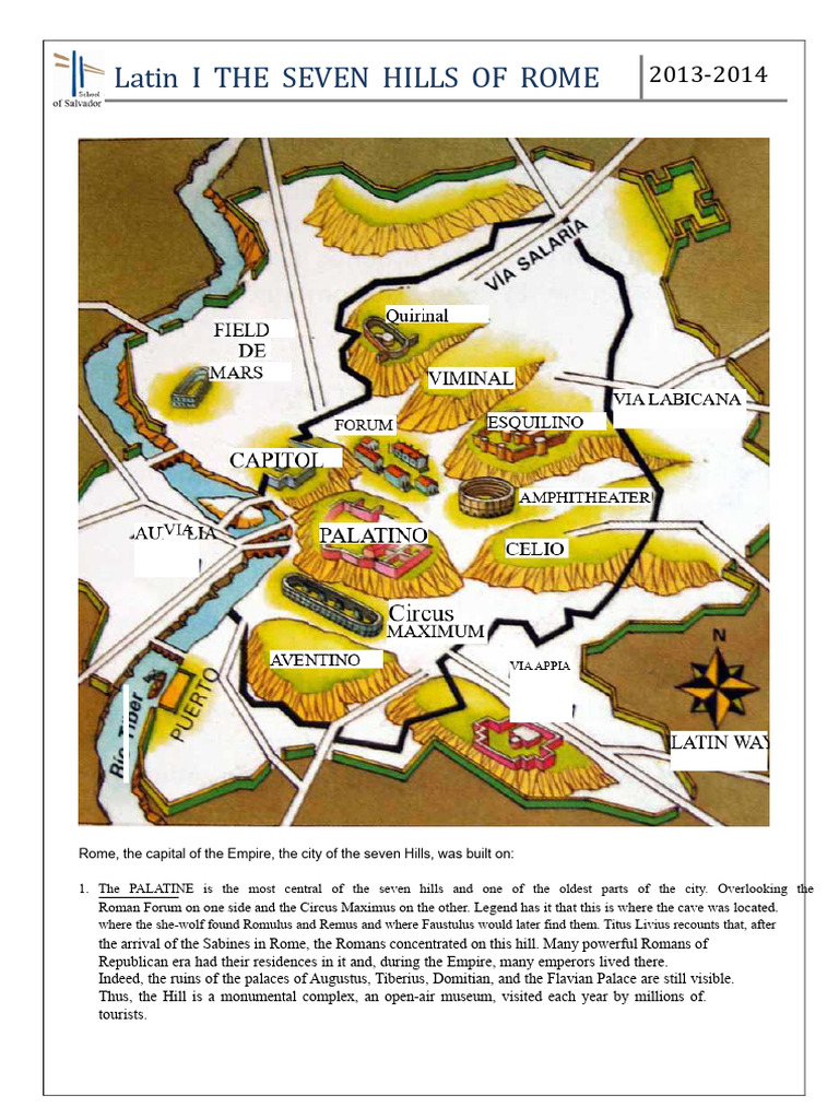 Overview of Rome's Seven Hills | PDF | Rome | Ancient Europe