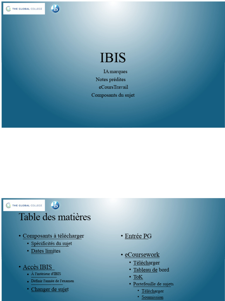 Guide complet sur l'utilisation d'IBIS | PDF