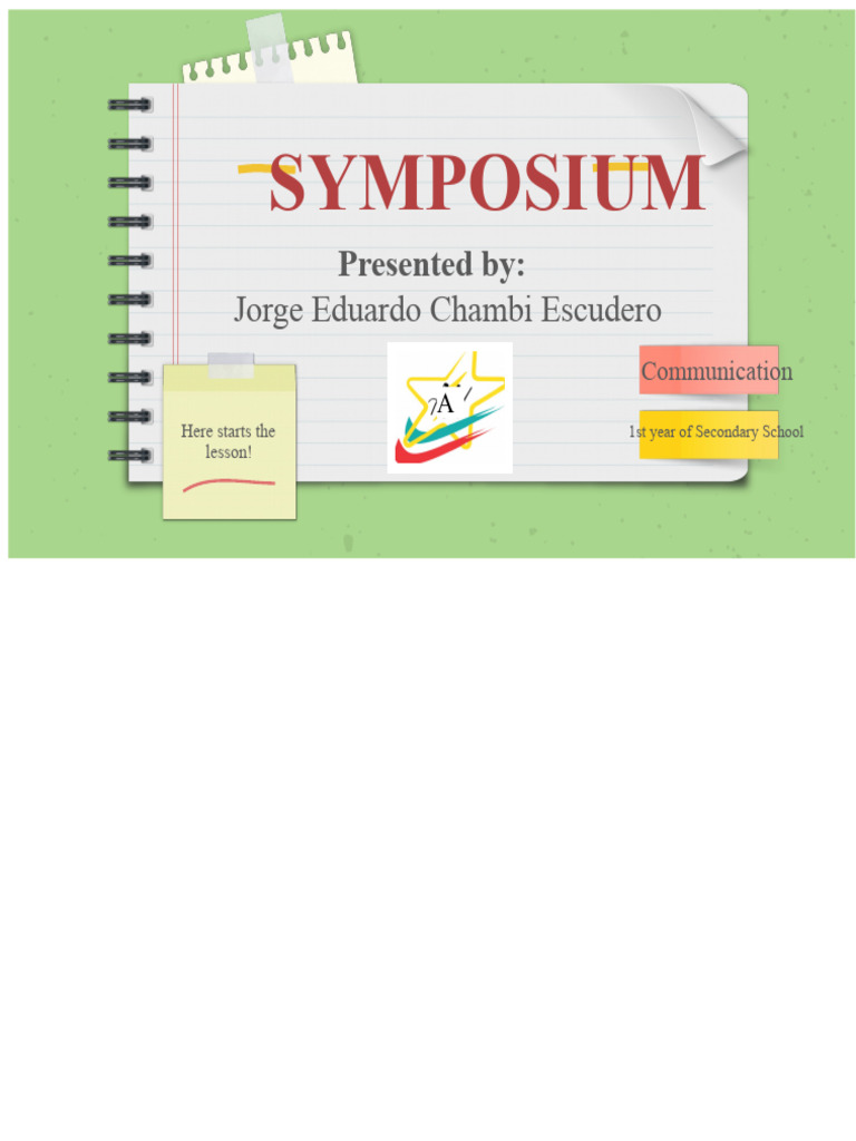 Understanding Symposium Structure and Process | PDF | Symposium ...