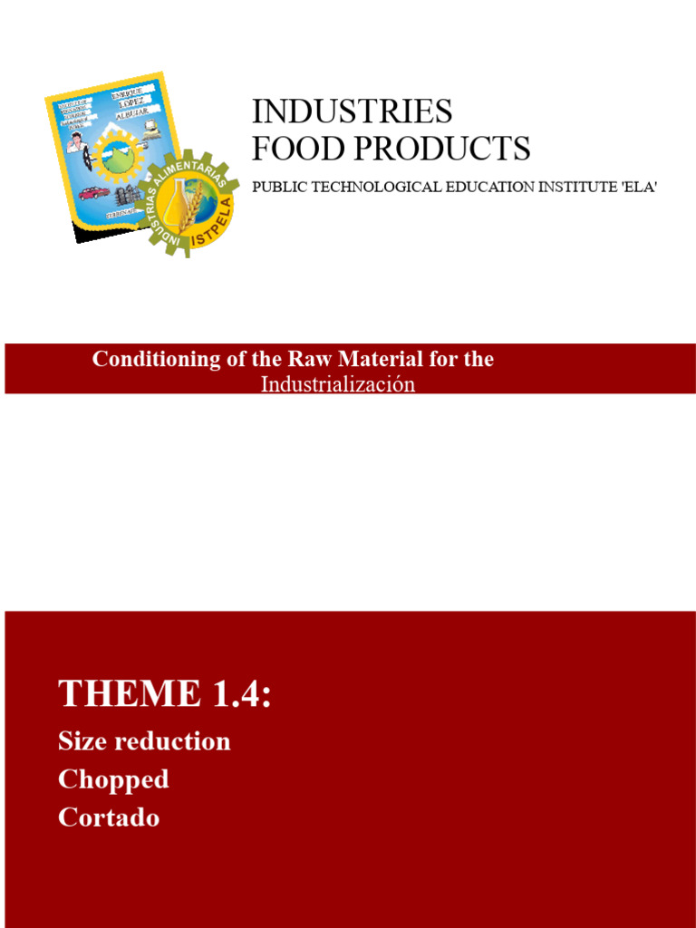 Size Reduction in Food Processing | PDF | Stress (Mechanics) | Solid