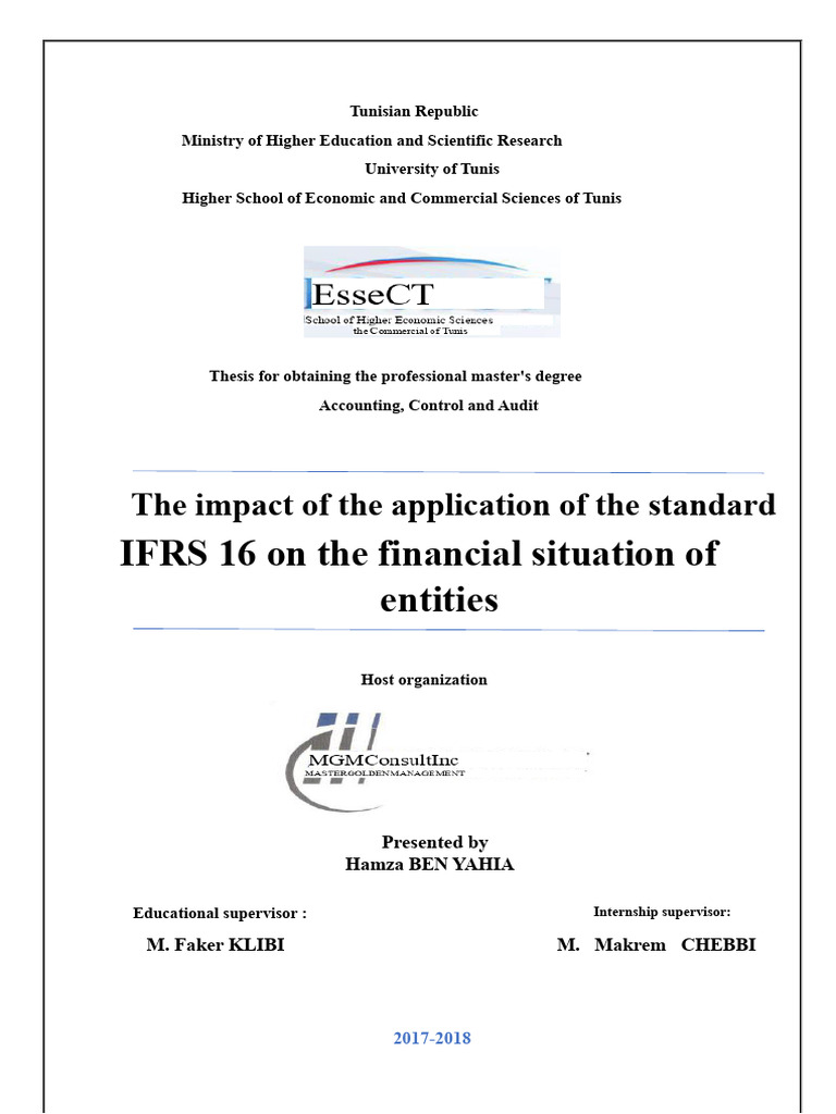 IFRS 16 Impact on Financial Position Analysis | PDF | Lease | Depreciation