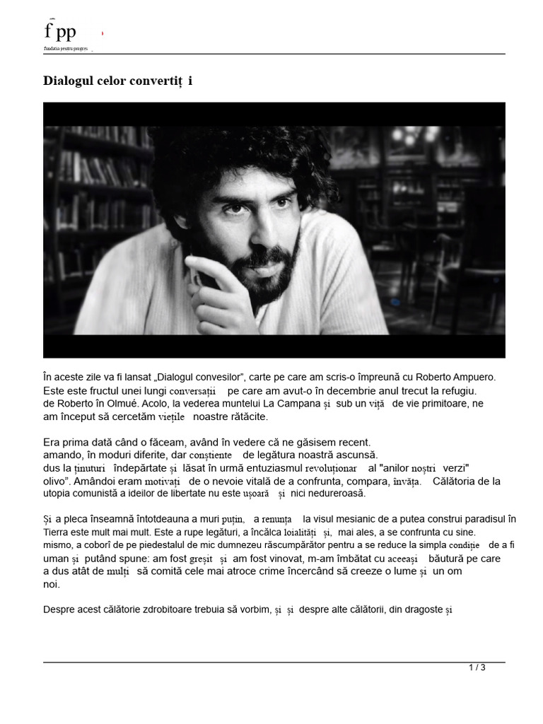 Dialog de Conversi Por Mauricio Rojas PDF | PDF