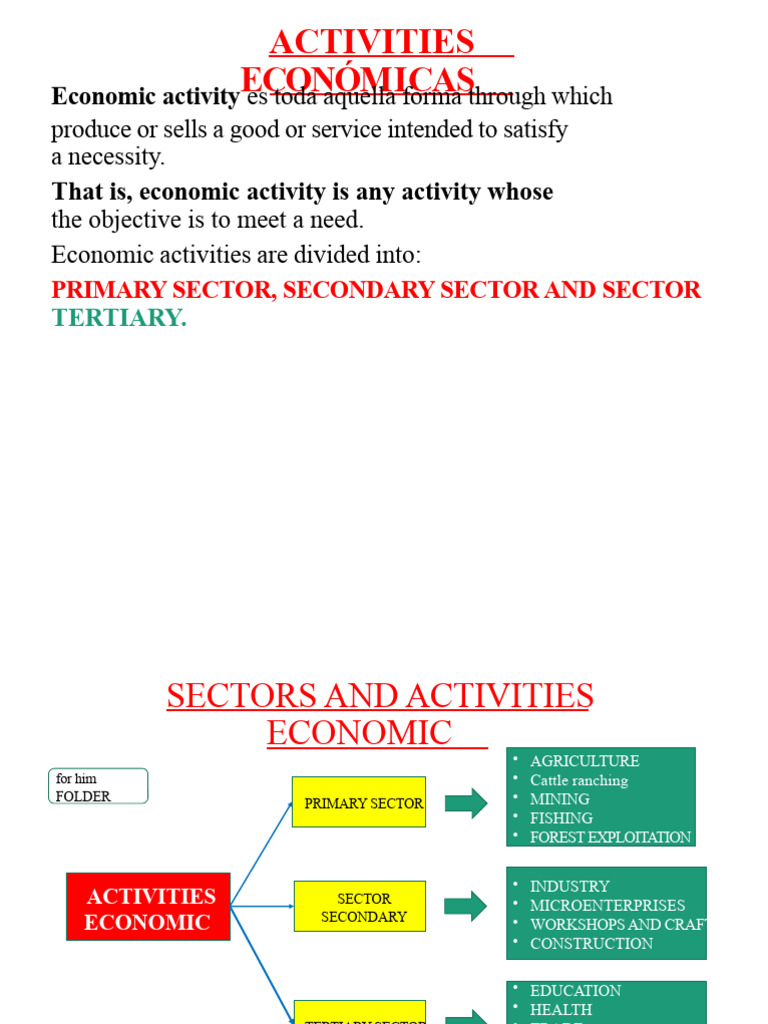 Overview of Economic Activity Sectors | PDF | Agriculture | Livestock