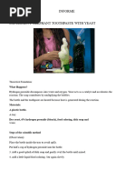 Devil's Toothpaste Experiment Guide | PDF | Hydrogen Peroxide