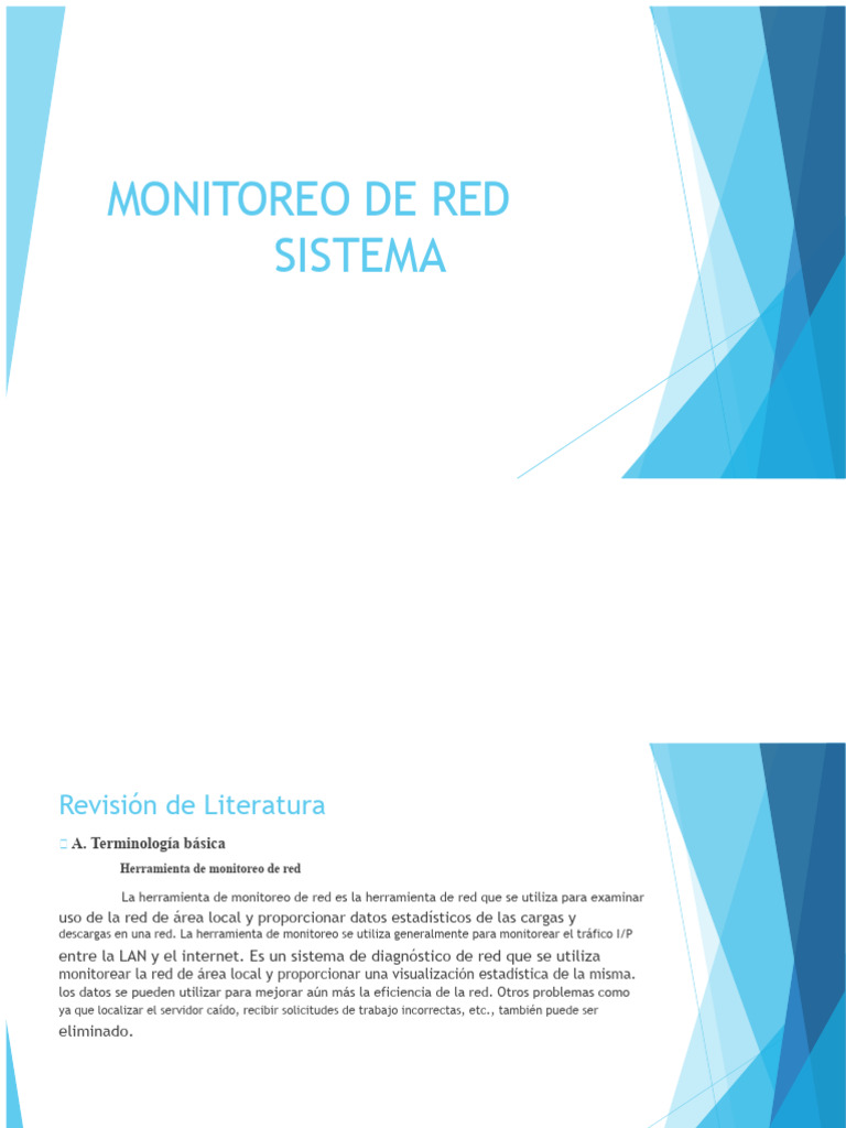 Herramientas de Monitoreo de Red Efectivas | PDF | Red de computadoras ...