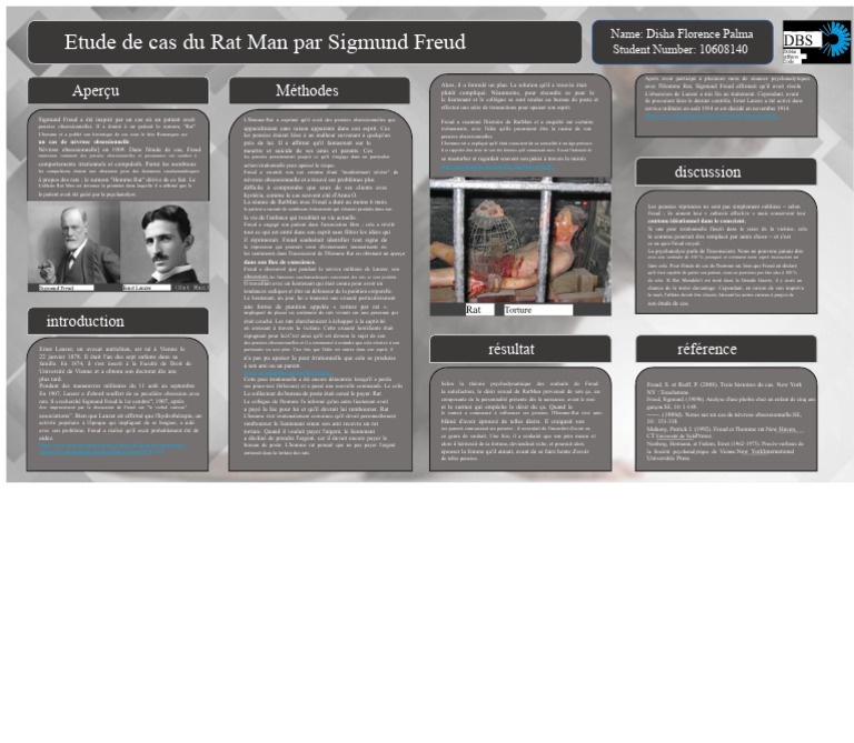 Étude de cas : L'Homme Rat de Freud | PDF | Sigmund Freud | Psychanalyse