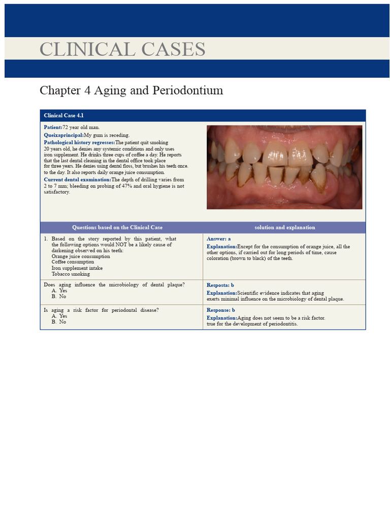 Clinical Cases | PDF | Periodontology | Medicine