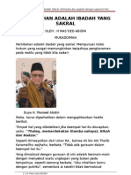 Pernikahan Adalah Ibadah Yang Sakral