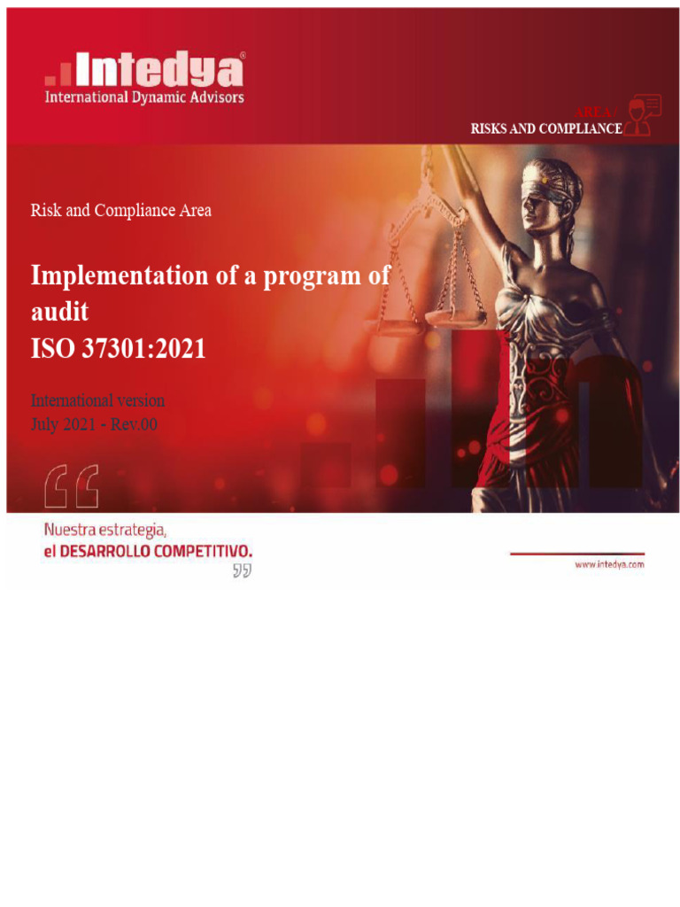 ISO 37301:2021 Audit Program Guide | PDF | Audit | Internal Audit