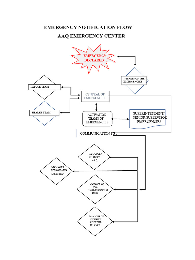 Emergency Communication Flow | PDF