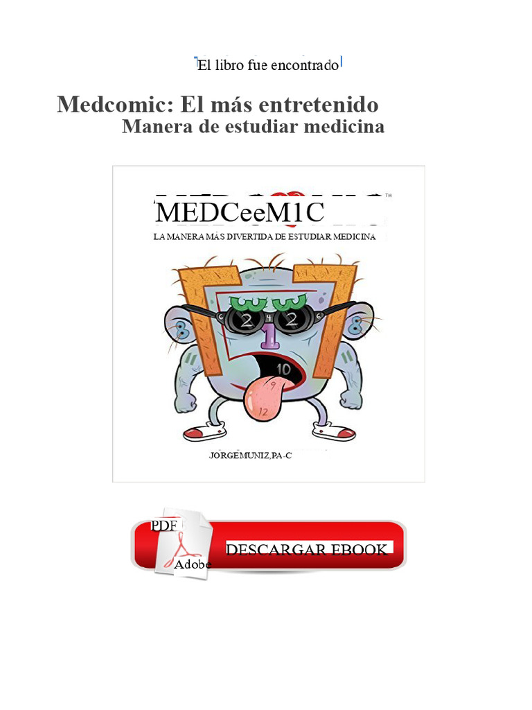 Ebooks Gratis Medcomic La Forma Más Entretenida de Estudiar Medicina ...