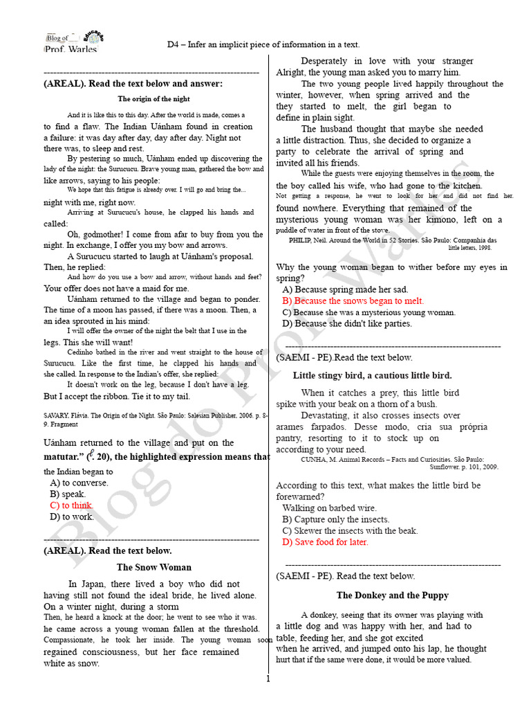 D4 (5th Grade - L.P - Prof. Warles' BLOG) | PDF | Airship