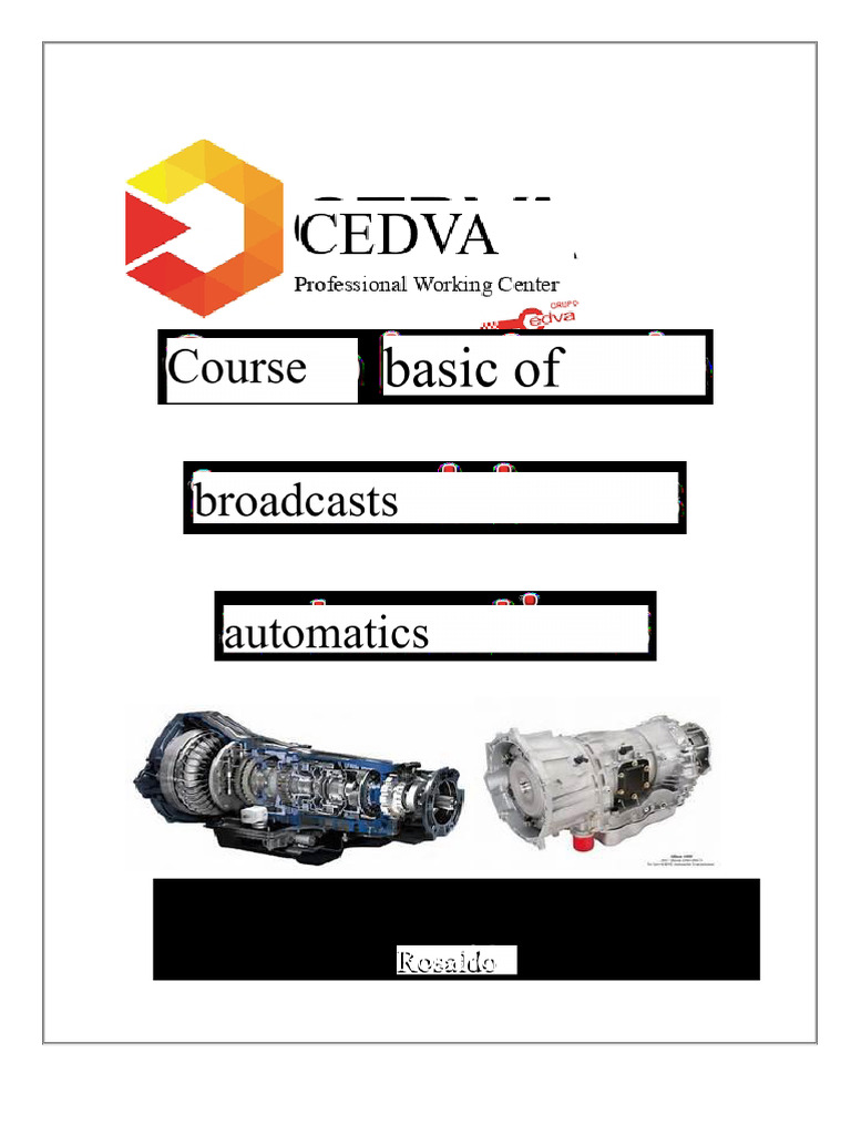 Automatic Transmission Course Overview | PDF | Pump | Automatic ...