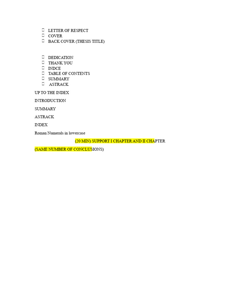 Comprehensive Research Thesis Outline | PDF