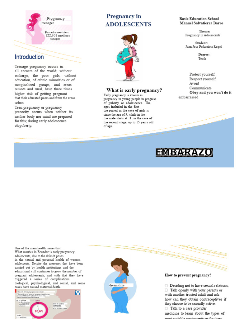 Understanding Adolescent Pregnancy Risks | PDF | Teenage Pregnancy ...