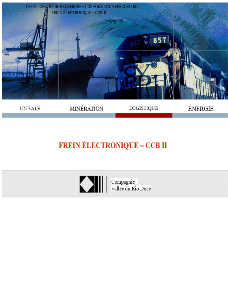 Frein Électronique CCB-II : Guide d'Utilisation | PDF | Frein | Soupape