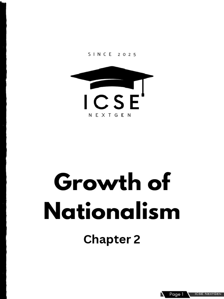 Growth of Nationalism | PDF | Indian National Congress | Nationalism