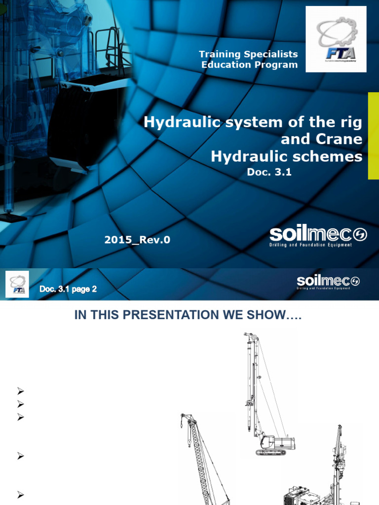 Hydraulic Schemes for Rig and Crane Systems | PDF | Pump | Brake