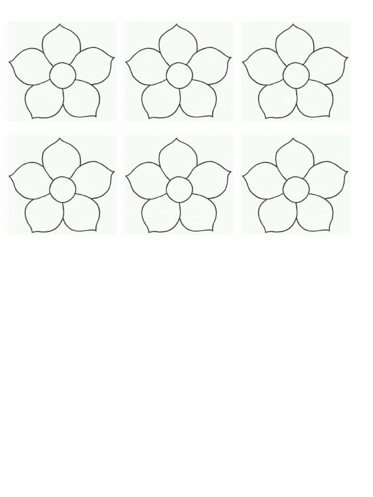 Flower Sheet A4 | PDF