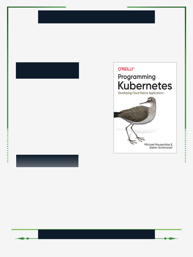 Programming Kubernetes Developing Cloud Native Applications 1st Edition ...