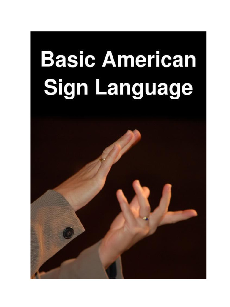 Basic American Sign Language Curriculum | PDF | American Sign Language ...