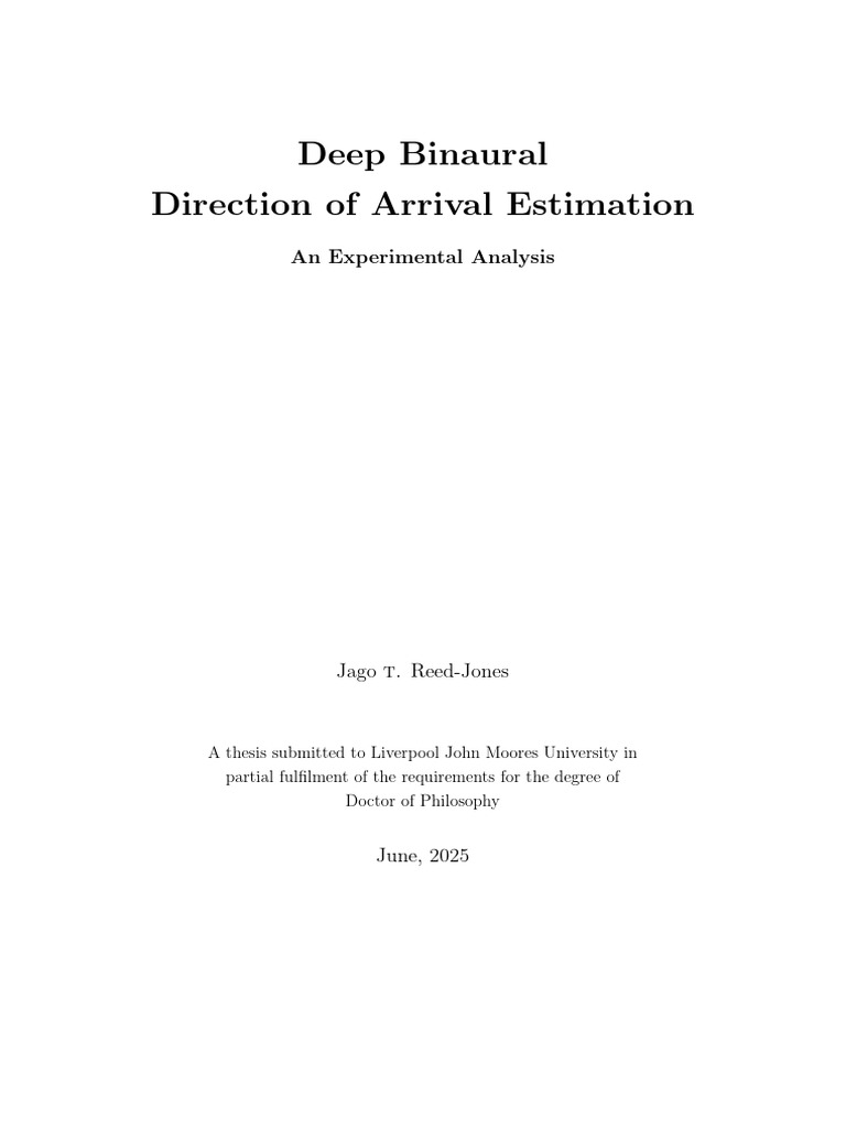 Deep Binaural | PDF | Deep Learning | Coordinate System