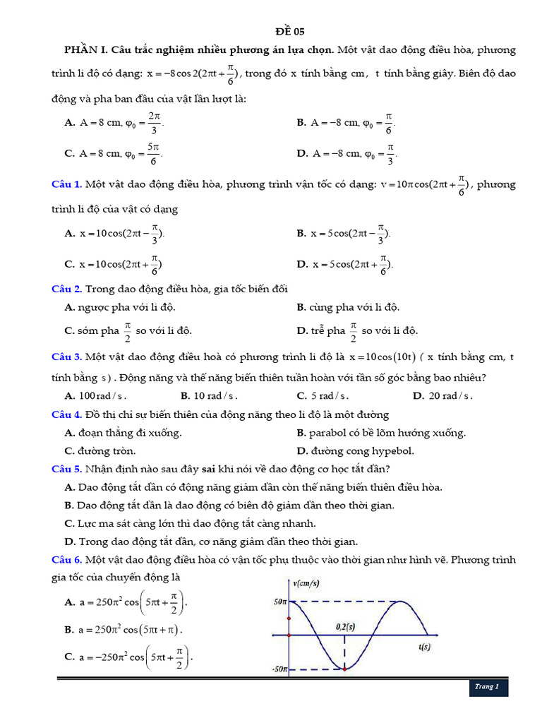 Đề 5 HS | PDF