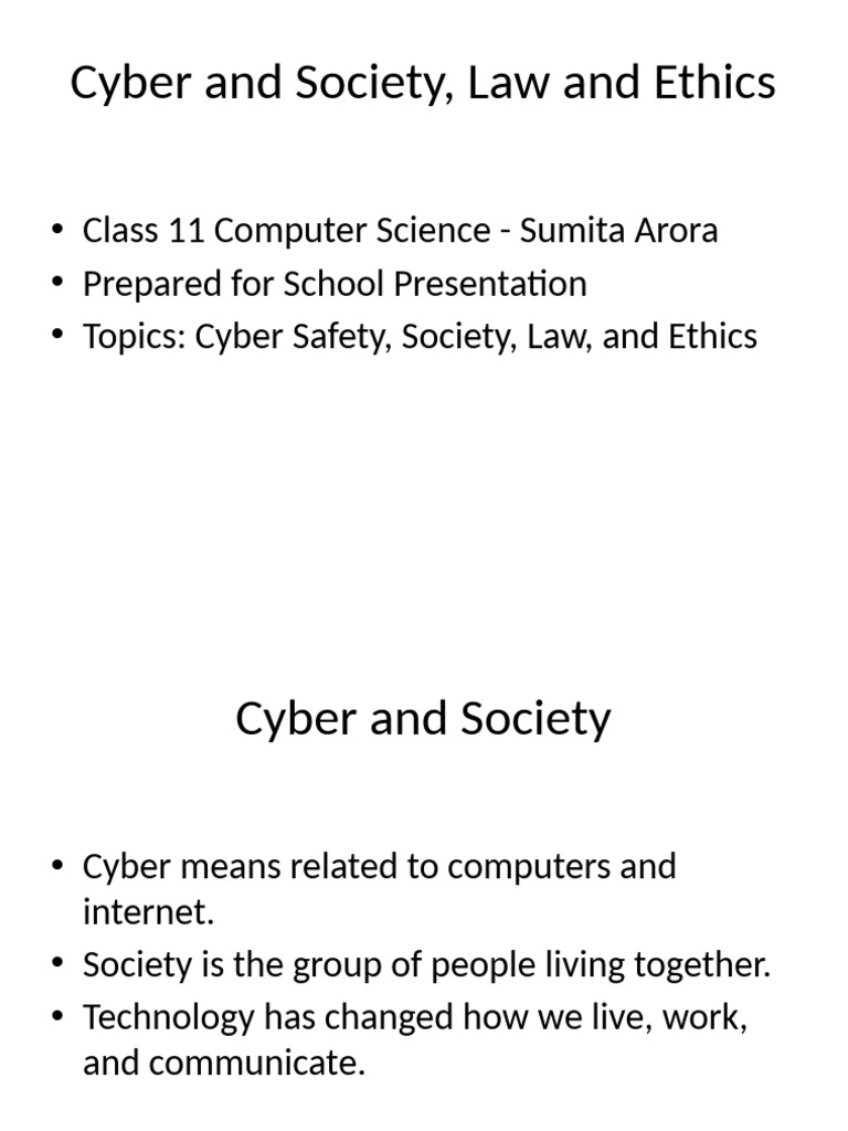 Cyber Safety and Ethics in Society | PDF | Cybercrime | Computer Security
