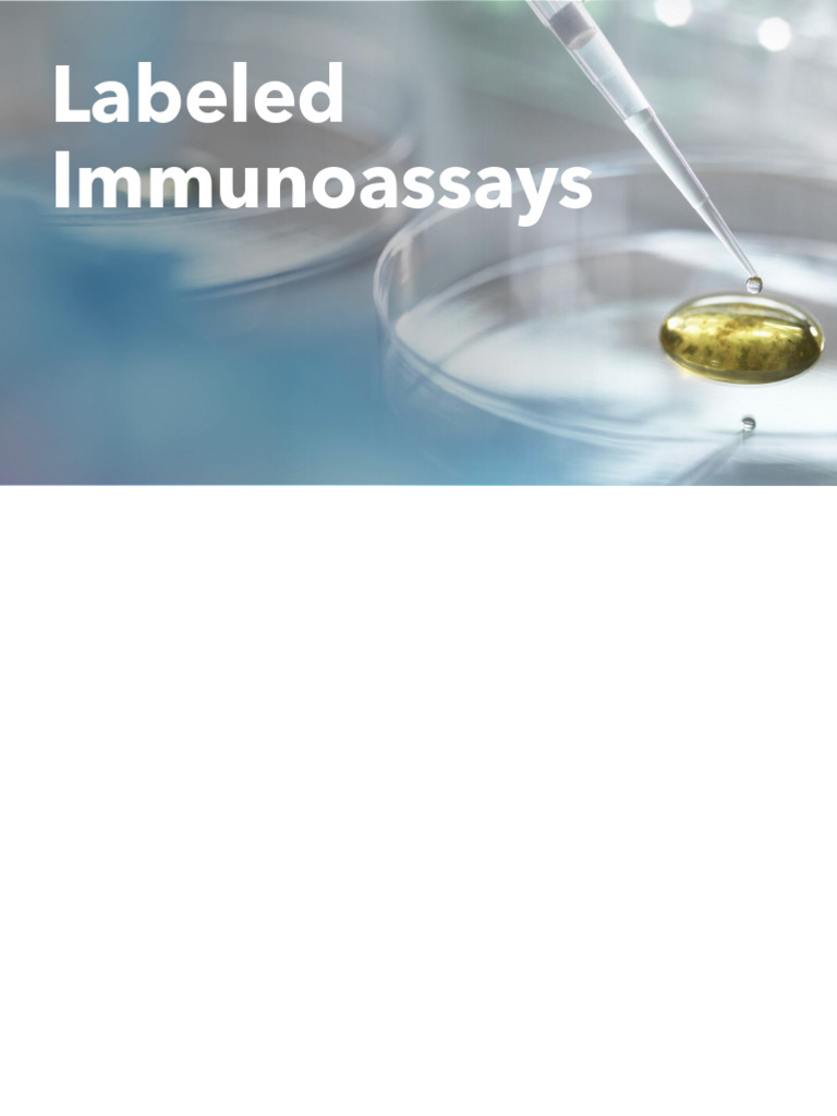 Labeled Immunoassays: Types & Methods | PDF | Immunoassay | Elisa