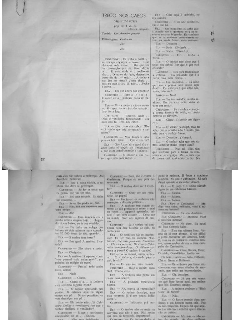 Texto Treco Nos Cabos | PDF