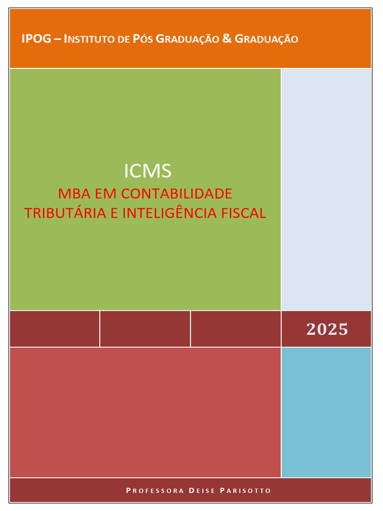 ICMS Alagoas: Aspectos e Legislação | PDF | Impostos | Contabilidade