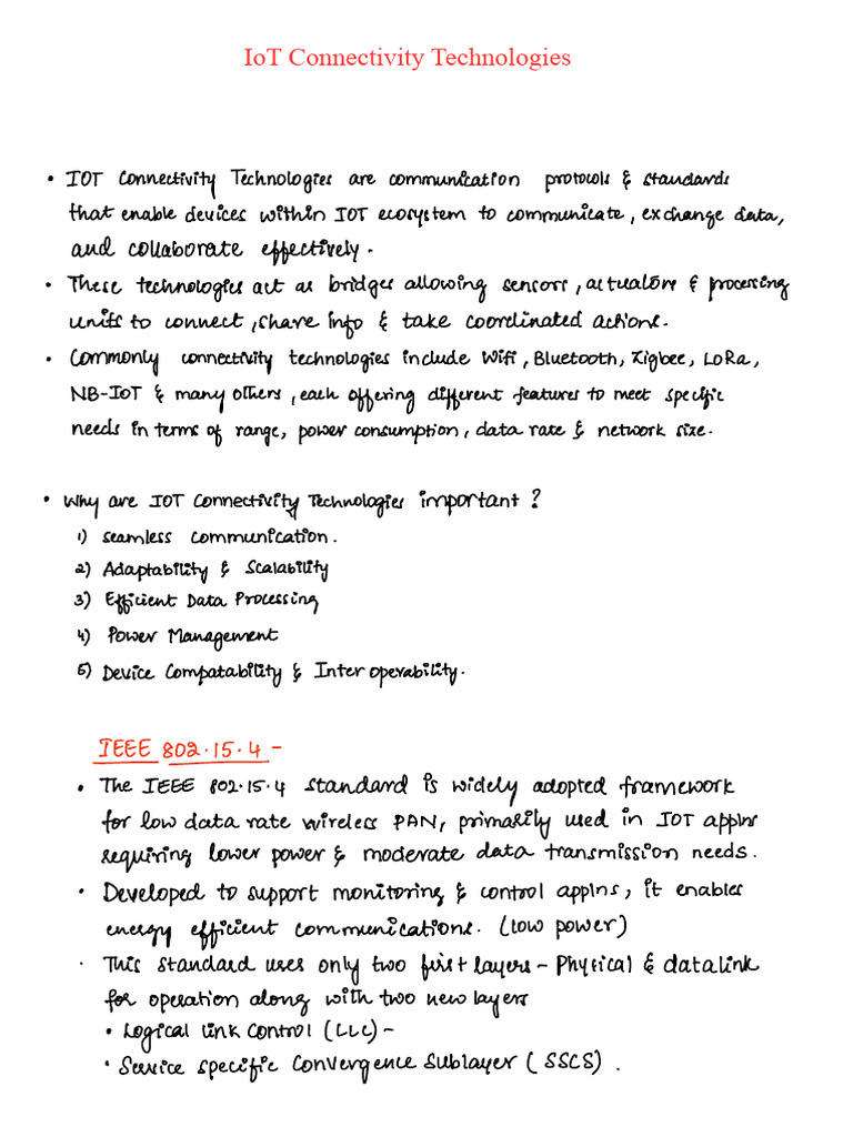 Iot Unit III | PDF