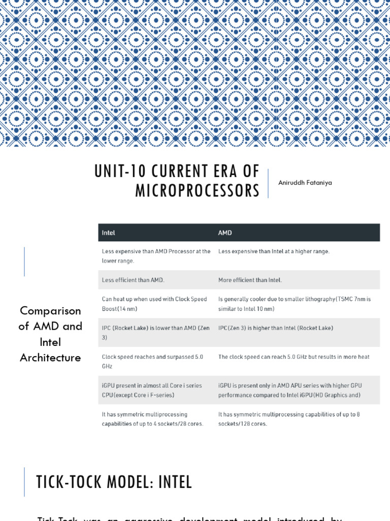 Intel's Tick-Tock Model Explained | PDF