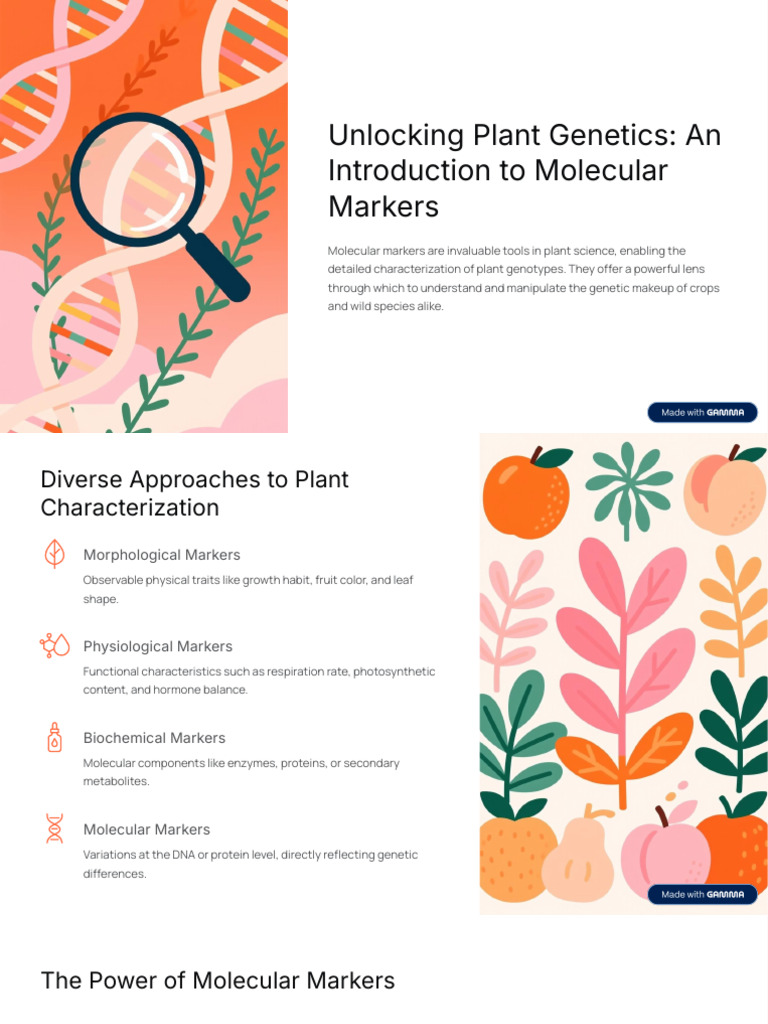 Molecular Markers in Plant Genetics | PDF | Biotechnology | Biological ...