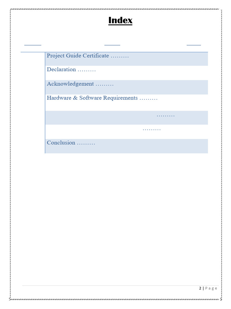 HTML & Excel Project Documentation | PDF | Computing | Computer Hardware