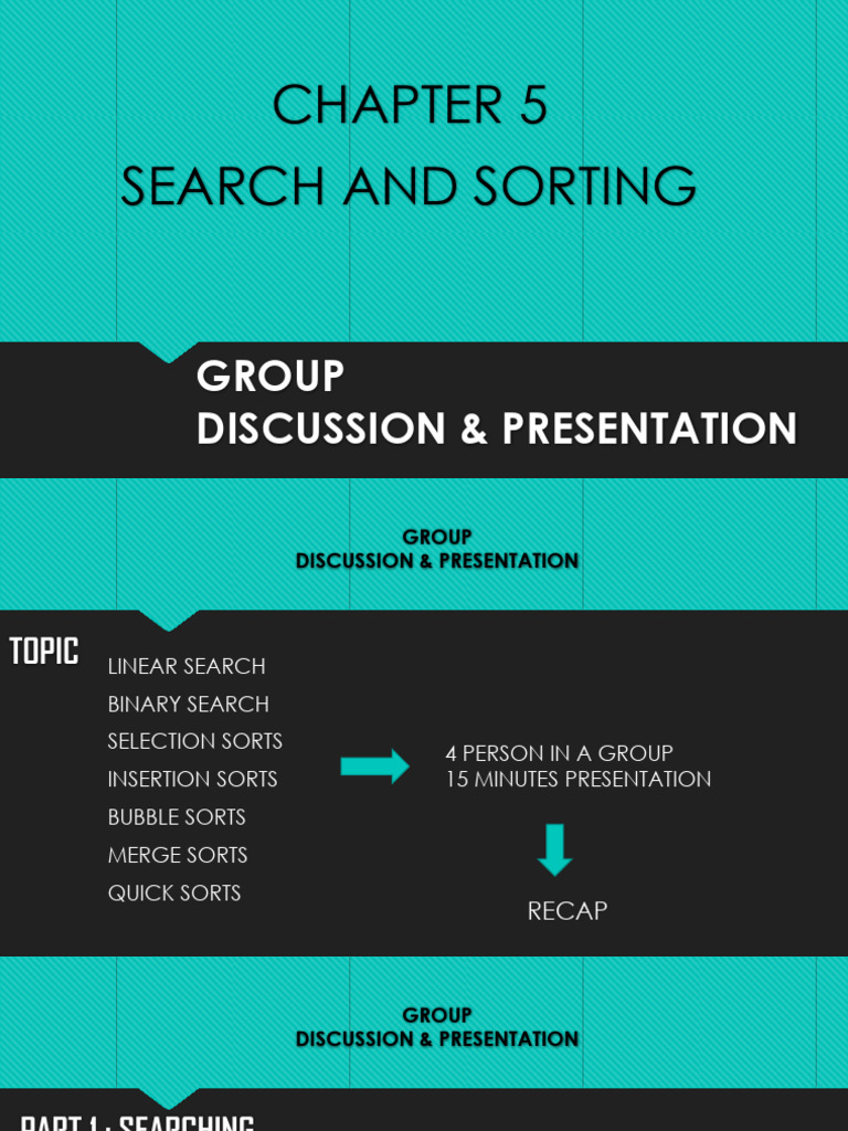 Search and Sorting Algorithms Overview | PDF | Algorithms And Data ...