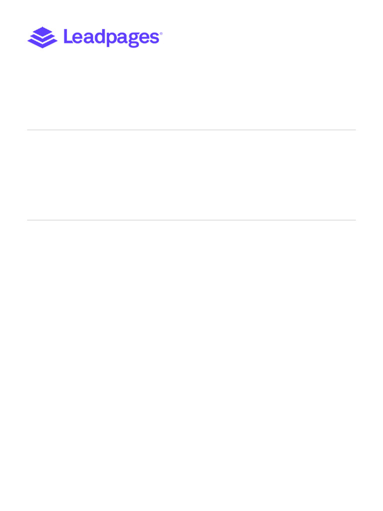 Leadpages Receipt | PDF