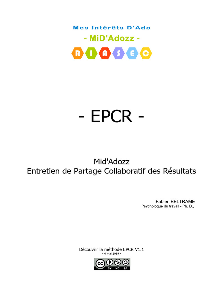 Méthode EPCR pour l'évaluation professionnelle | PDF | Psychométrie